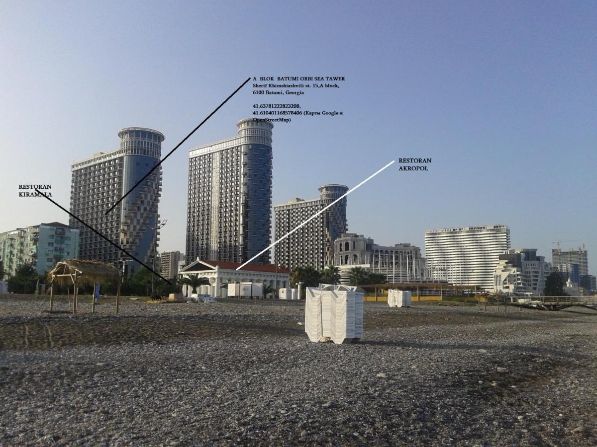Batumi Orbi Sea Tawer Apartment Ngoại thất bức ảnh